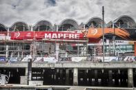El Mapfre ya est fuera del agua en Auckland preparndose para la siguiente etapa